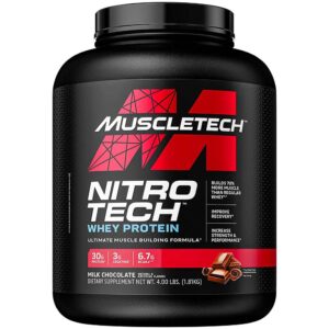 NITROTECH WHEY PROTEIN 1.81 KG | 30 GM PROTEIN | 40 SERVING