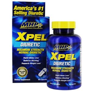 MHP, XPEL, Maximum Strength Herbal Diuretic, 80 Capsules