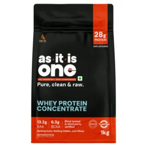 AS-IT-IS ONE Whey Protein Concentrate I Pure, Clean & Raw
