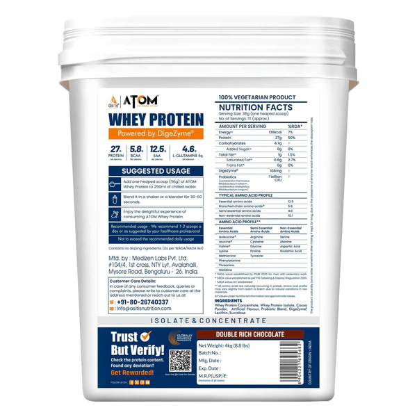 ATOM WHEY 4KG ATOM WHEY 4KG