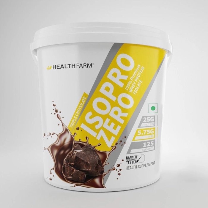 HEALTHFARM ISO PRO ZERO 4KG | 25 GM PROTEIN | 125 SERVING - FREE CREATINE 100 GM ....